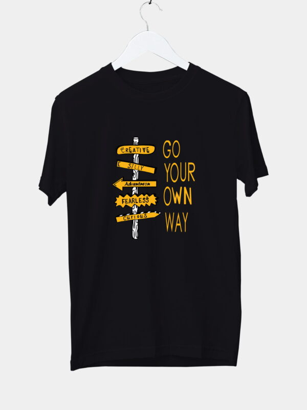 black t shirt