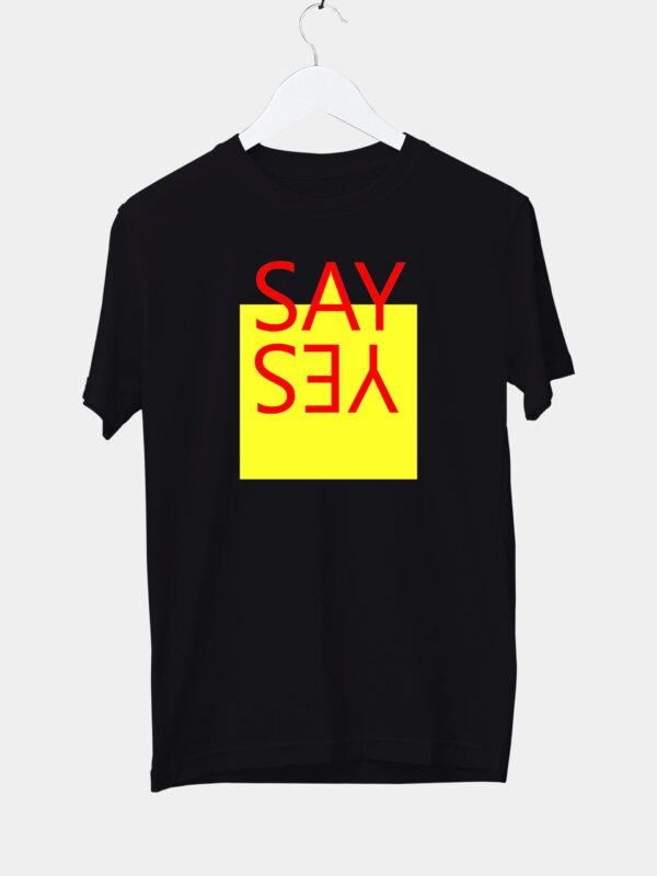 black t shirt