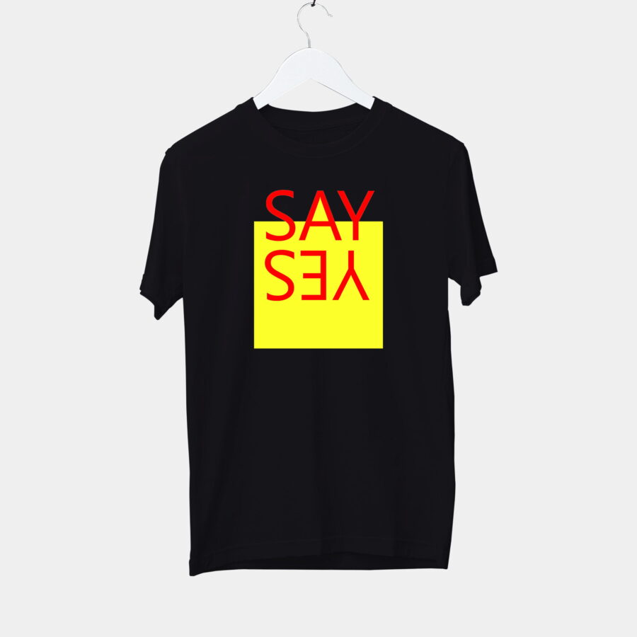 black t shirt