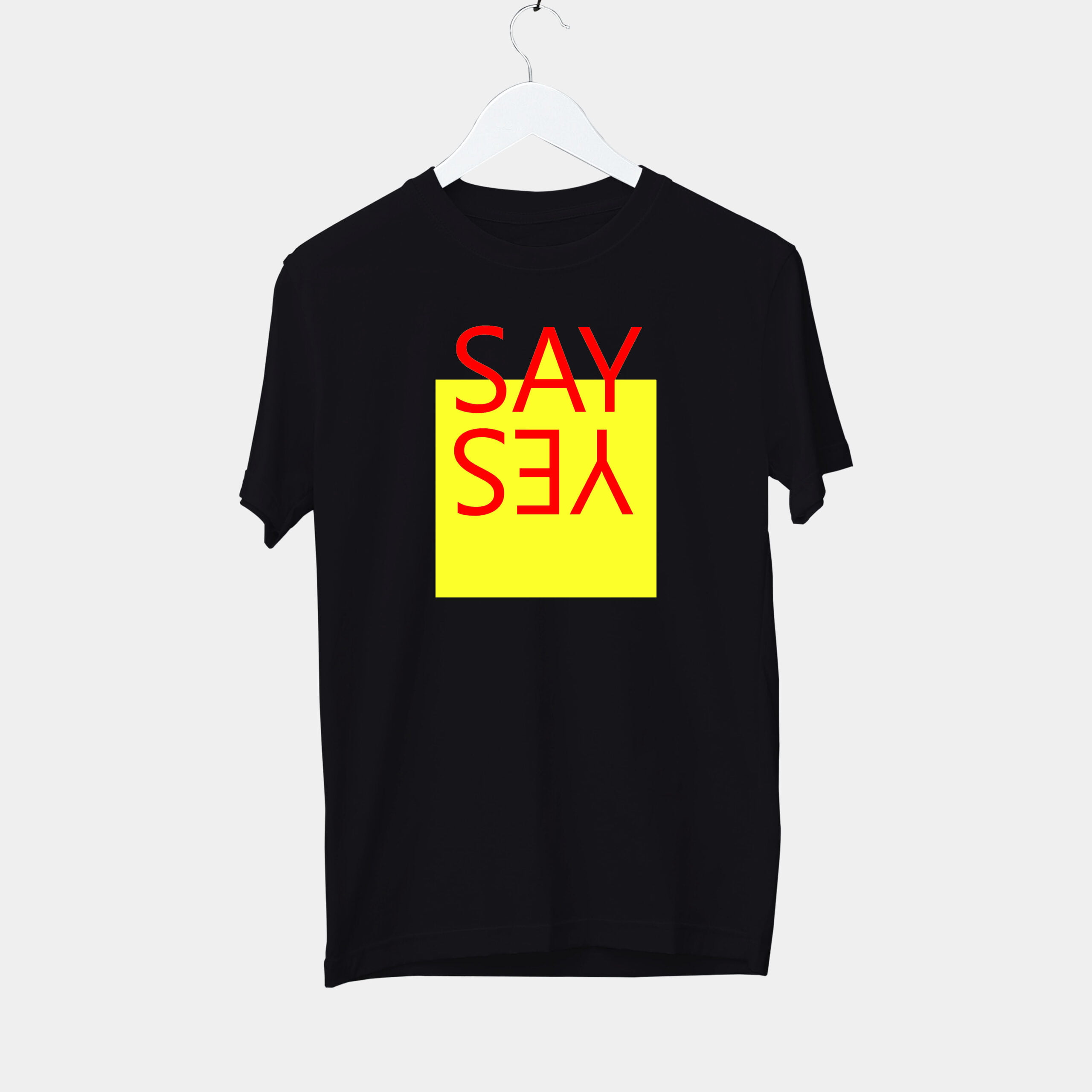 black t shirt
