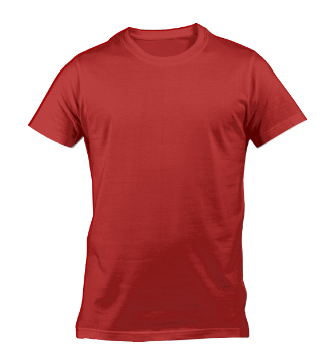 Red basic t shirt